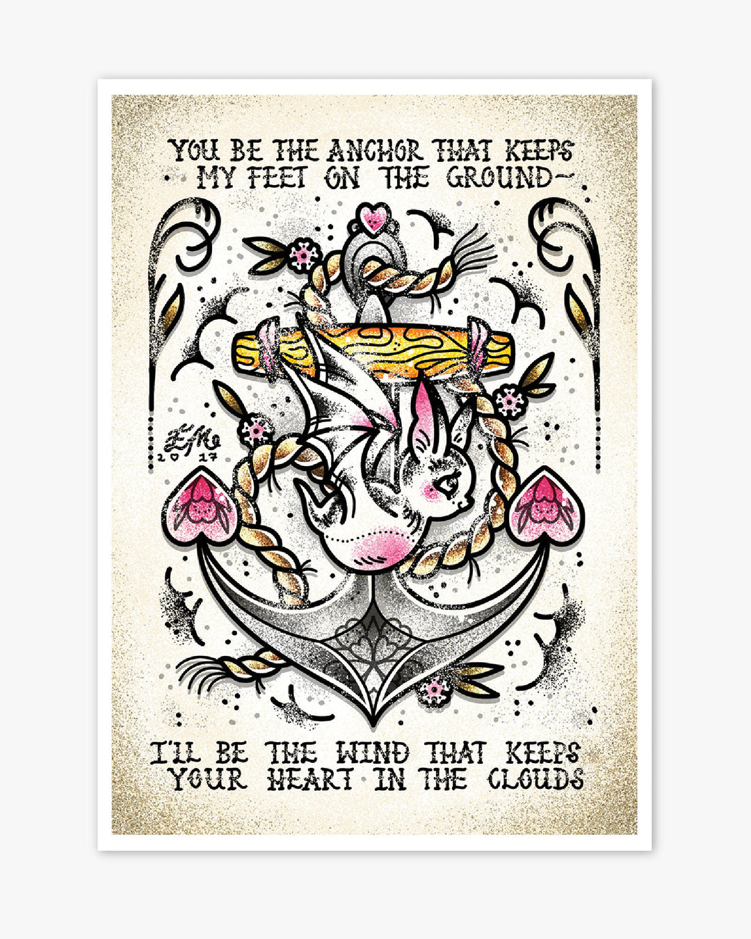 Grounded Anchor Print - Ella Mobbs