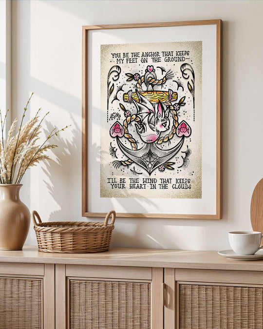 Grounded Anchor Print - Ella Mobbs