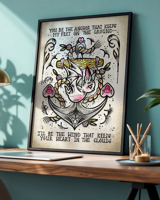 Grounded Anchor Print - Ella Mobbs
