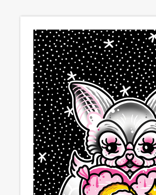 Halloween Bat Print