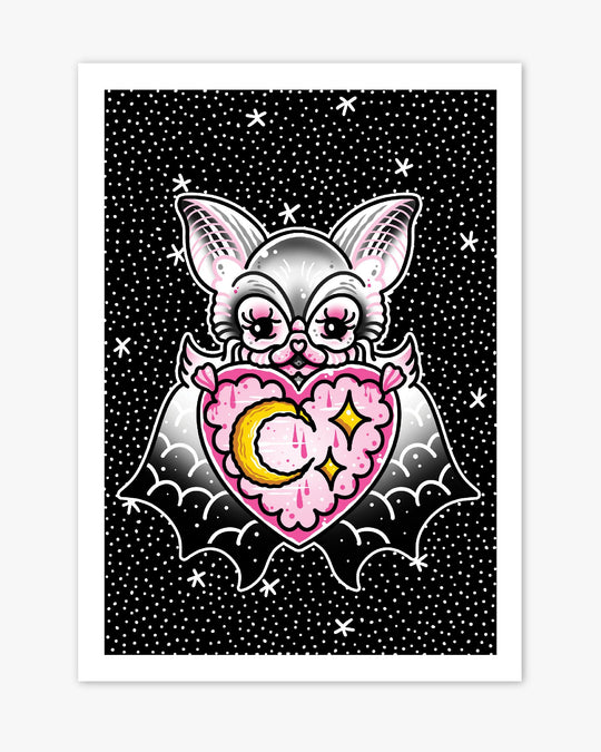 Halloween Bat Print - Ella Mobbs