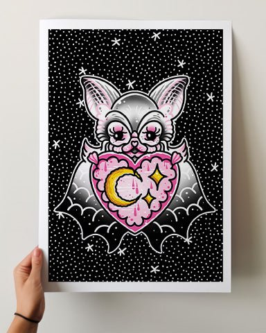 Halloween Bat Print - Ella Mobbs