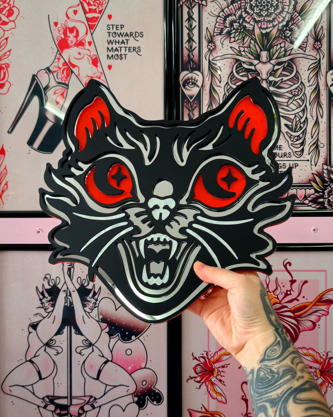 Halloween Cat Wall Hanging