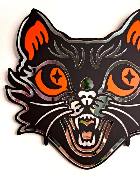 Halloween Cat Wall Hanging (Black)
