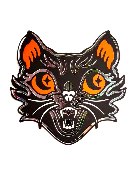 Halloween Cat Wall Hanging (Black)