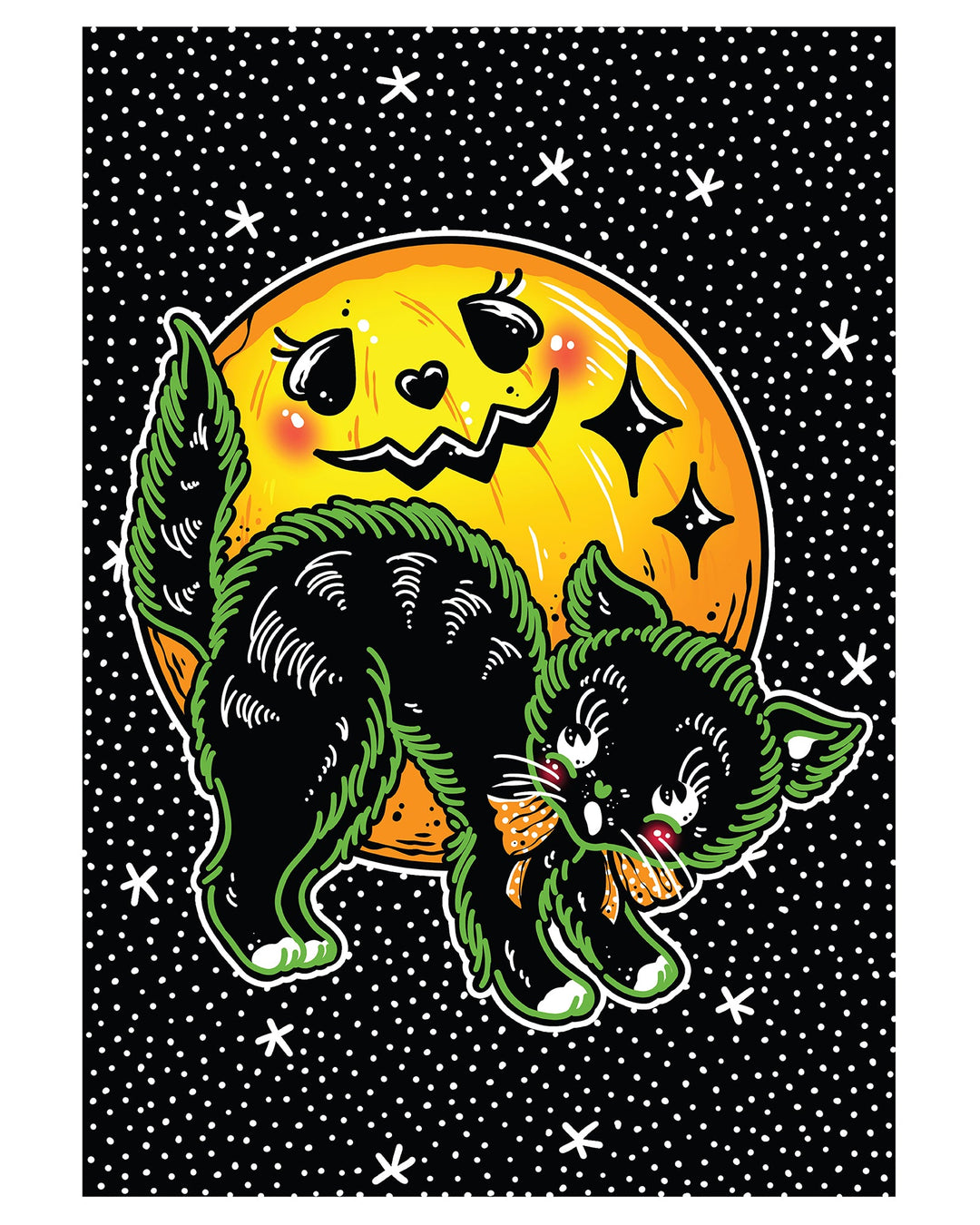 Halloween Cat Print - EllaMobbs