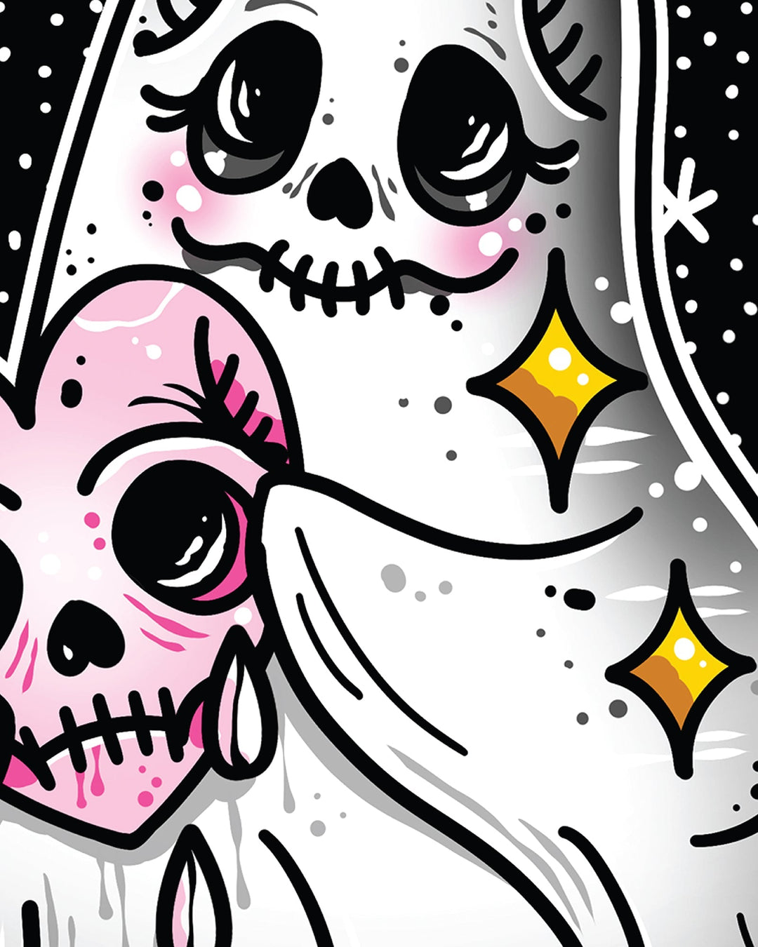 Halloween Ghost Print - Ella Mobbs