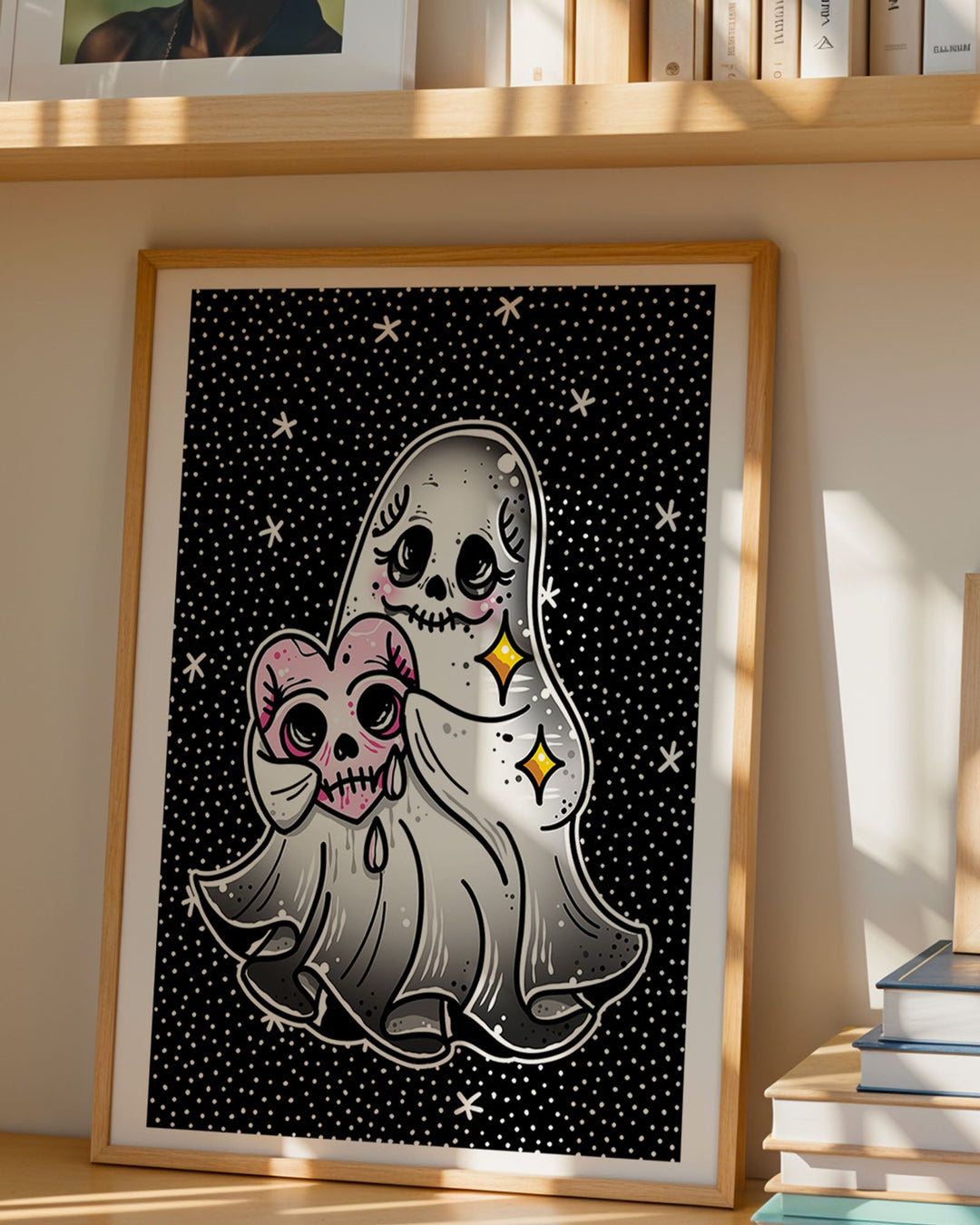 Halloween Ghost Print - Ella Mobbs