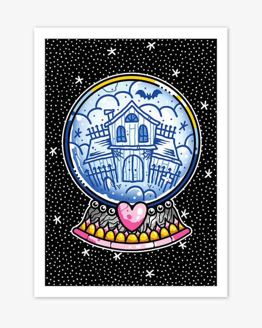 Halloween Globe Print - Ella Mobbs