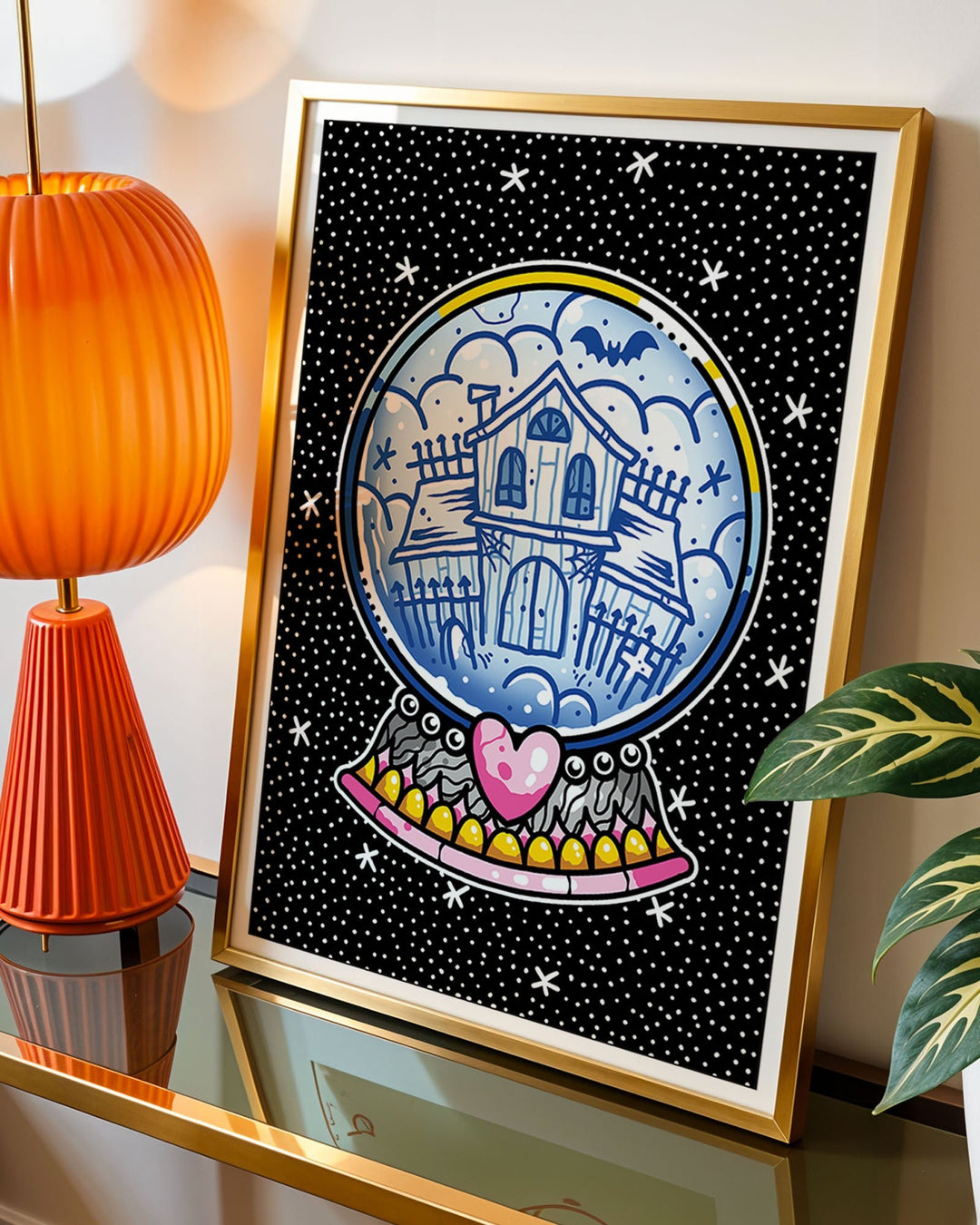 Halloween Globe Print - Ella Mobbs