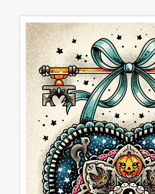 Halloween Locket Print - Ella Mobbs