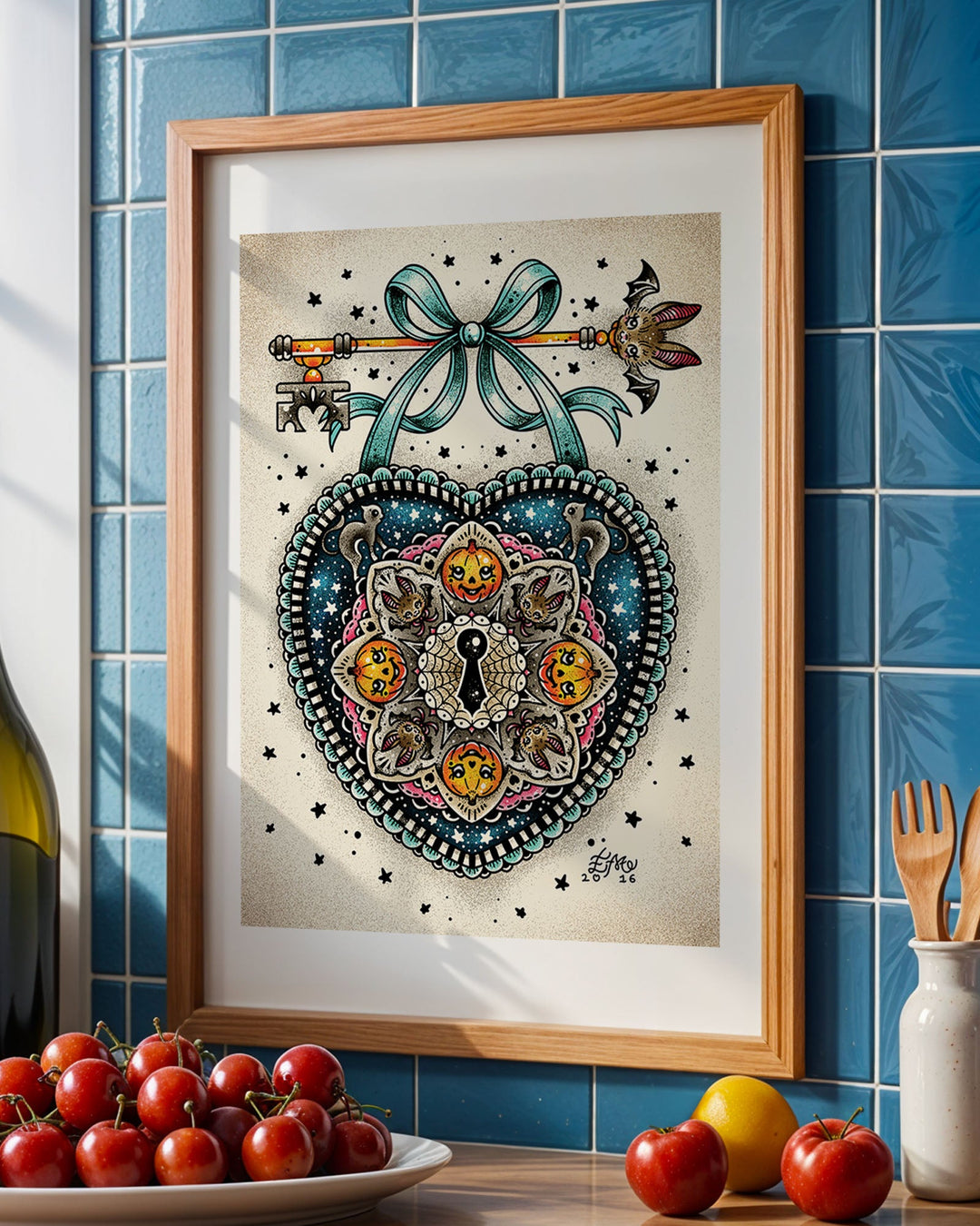 Halloween Locket Print - Ella Mobbs