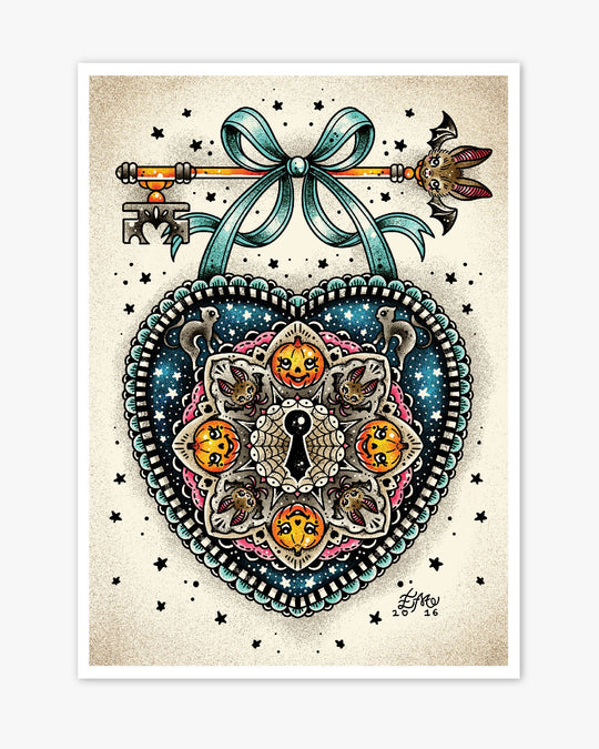Halloween Locket Print - Ella Mobbs