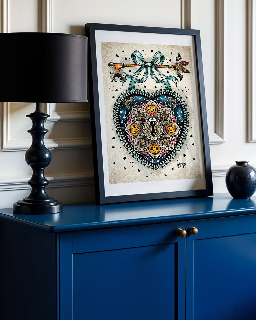 Halloween Locket Print - Ella Mobbs