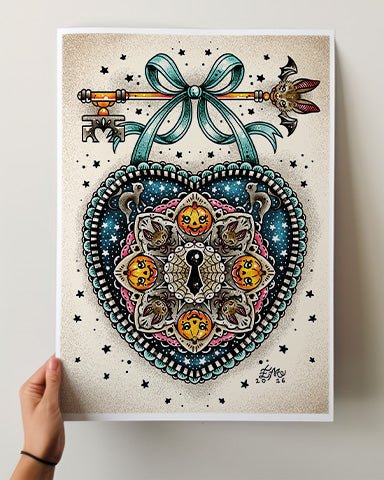 Halloween Locket Print - Ella Mobbs