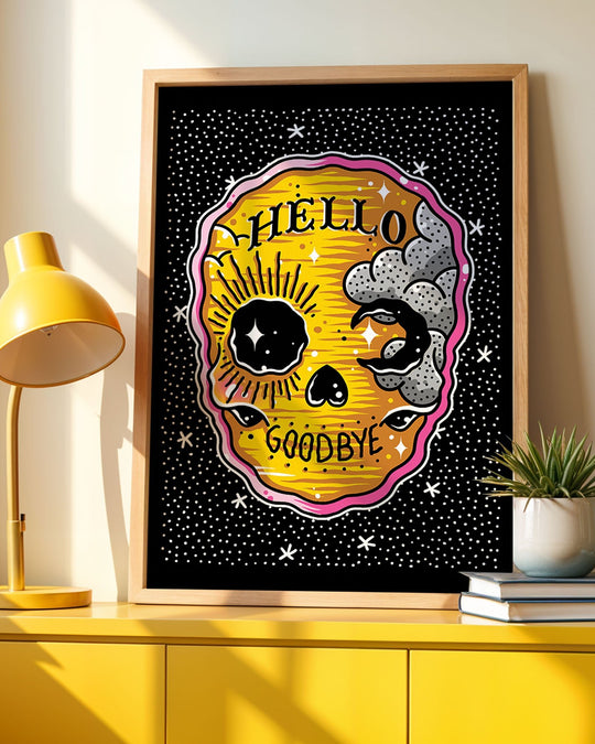 Halloween Ouija Skull Print - Ella Mobbs
