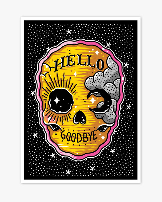 Halloween Ouija Skull Print - Ella Mobbs