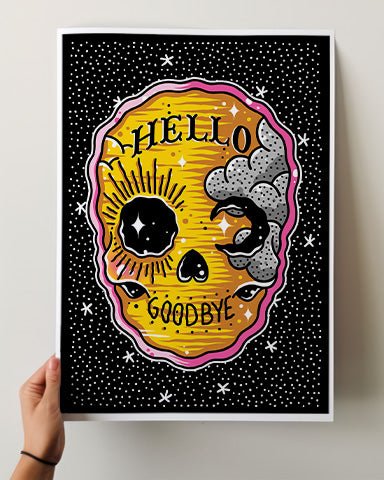 Halloween Ouija Skull Print - Ella Mobbs