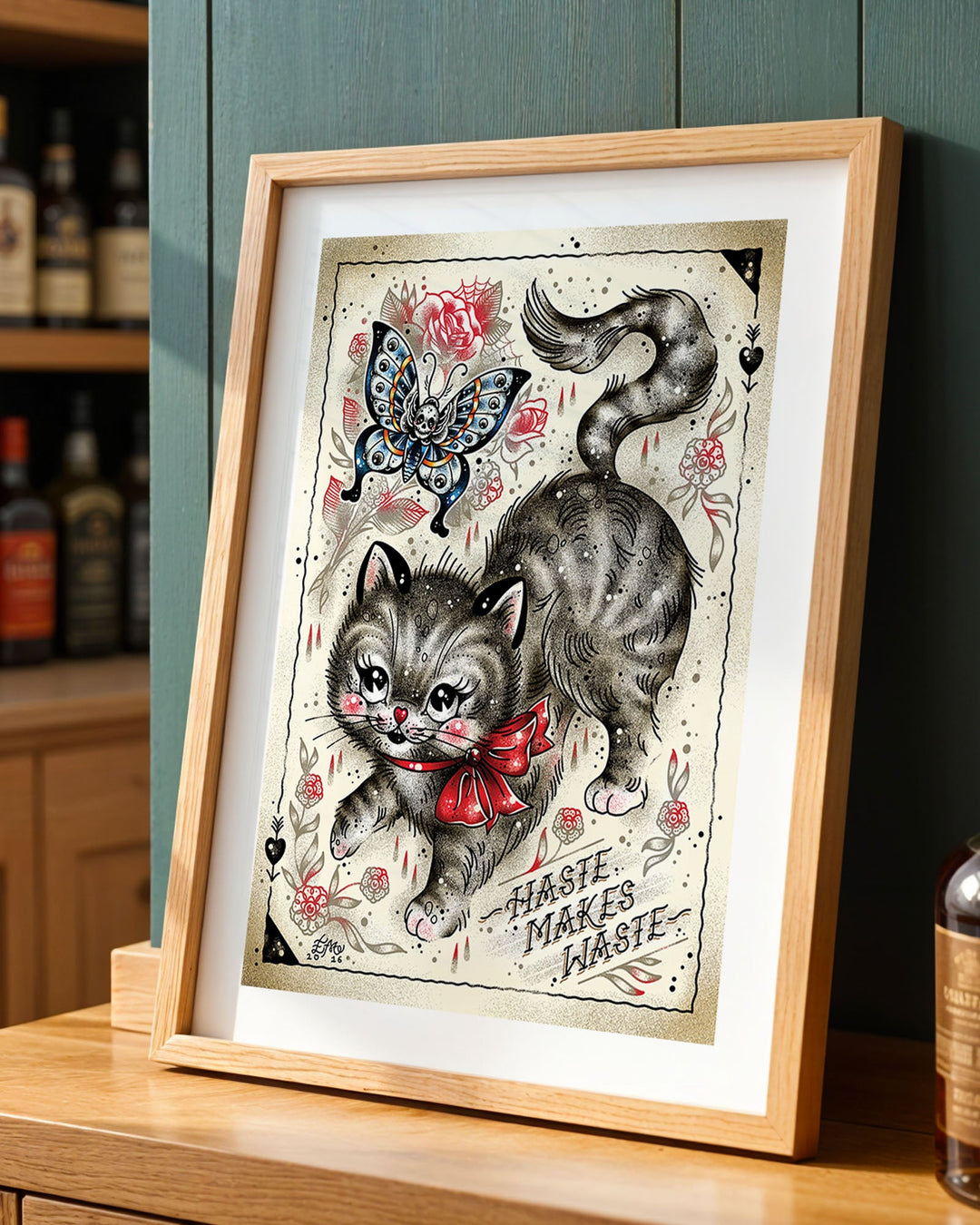 Haste Makes Waste Print - Ella Mobbs