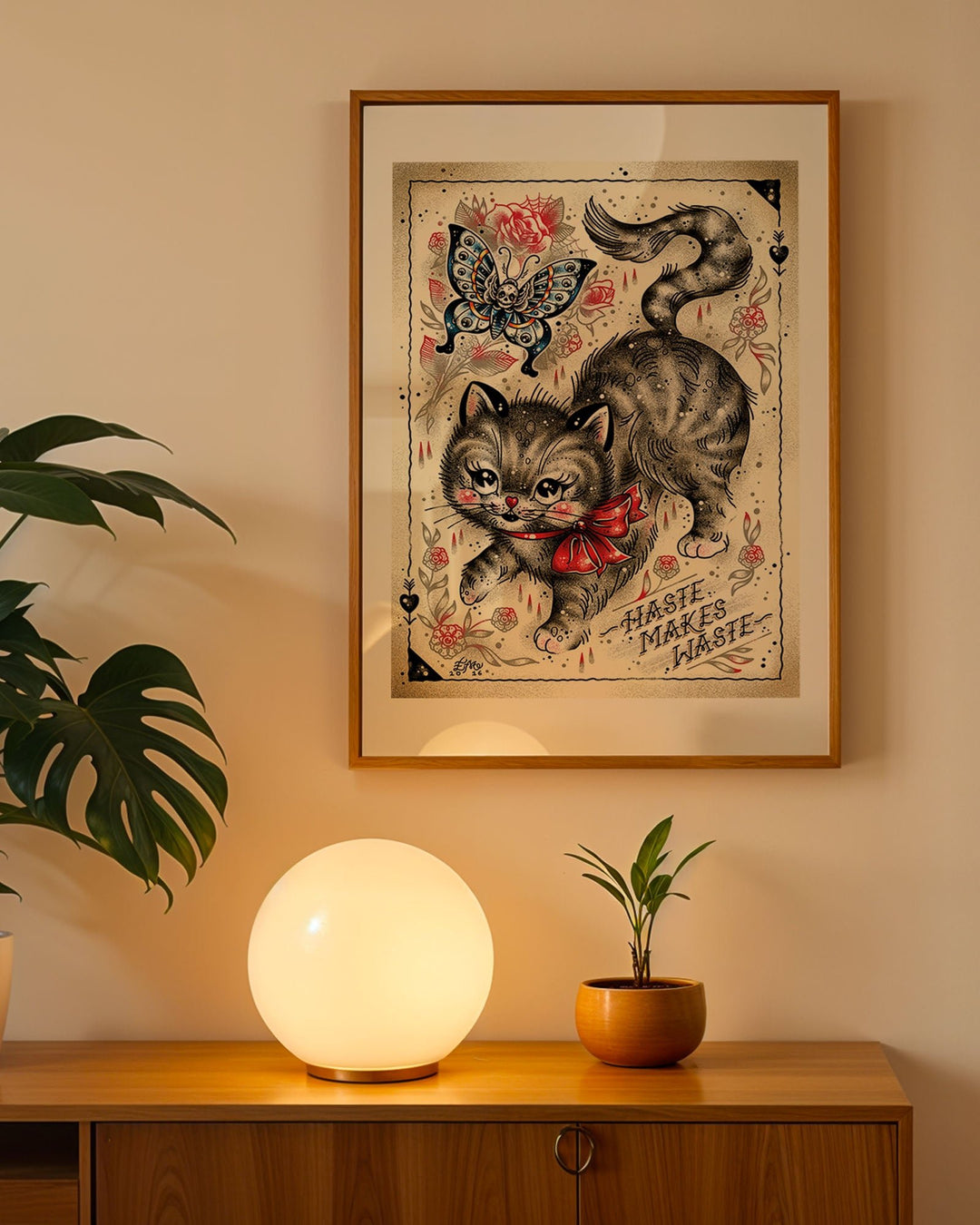 Haste Makes Waste Print - Ella Mobbs