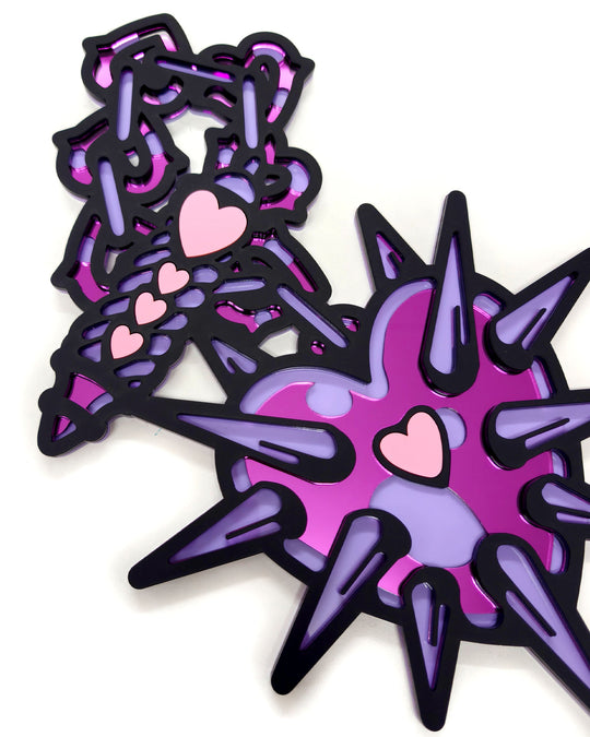 Heart Flail 38cm/15" (Imperfect)