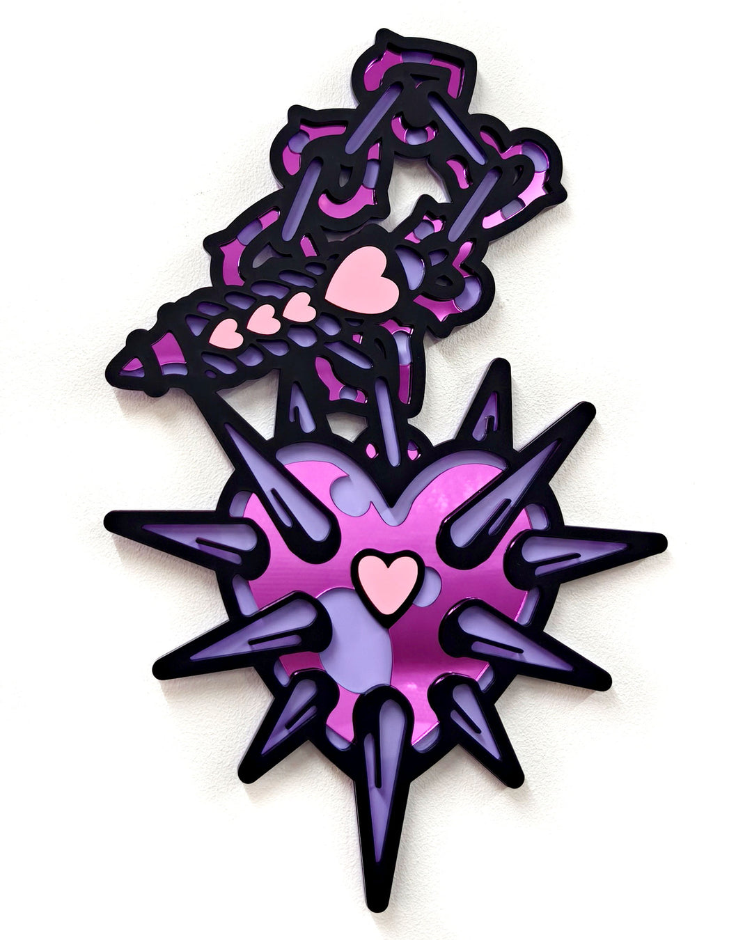 Heart Flail 38cm/15" (Imperfect)