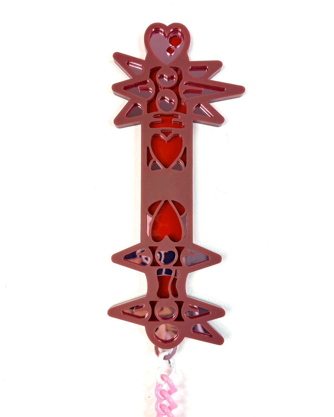 Heart Flail 70cm/27.6" (Red)