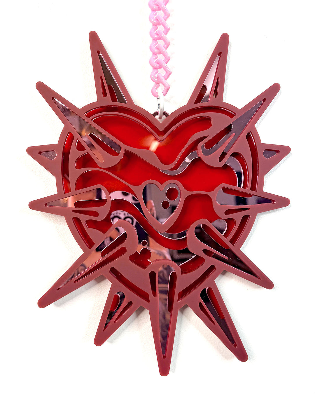 Heart Flail 70cm/27.6" (Red)