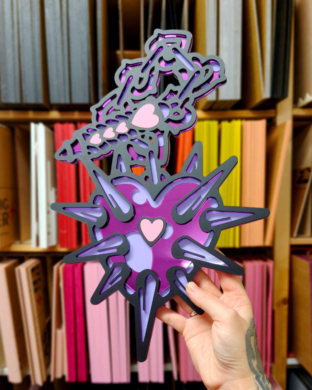 Heart Flail 38cm/15" (Imperfect)