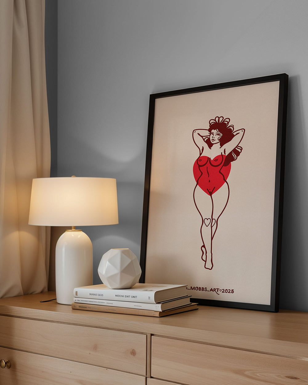 Heart Knees Print