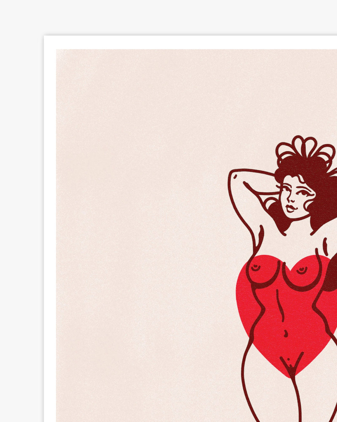 Heart Knees Print - Ella Mobbs