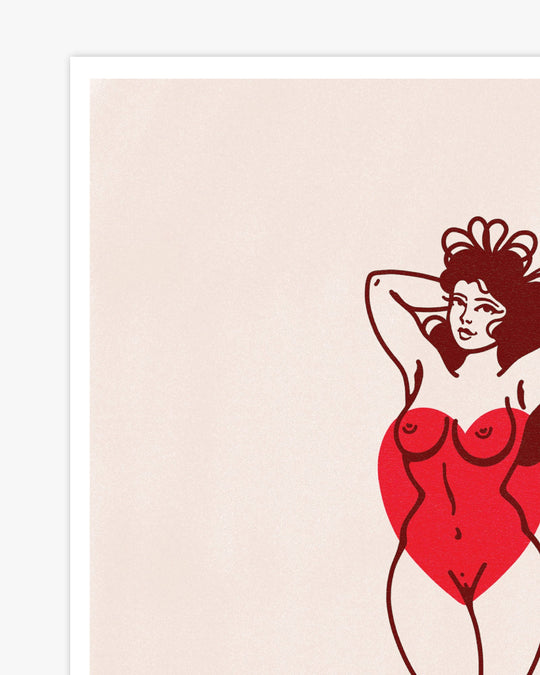 Heart Knees Print - Ella Mobbs