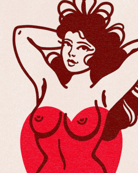 Heart Knees Print - Ella Mobbs