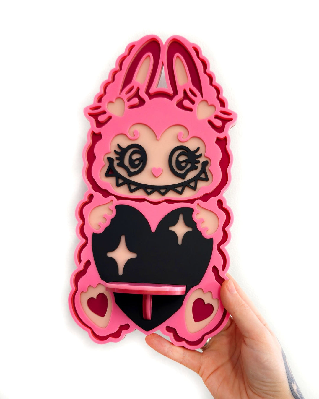 Heart Labubu Shelf - Ella Mobbs