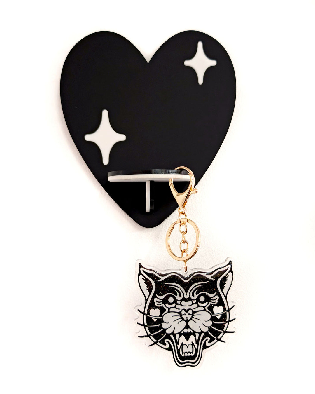 Heart Shelf (Black) - Ella Mobbs