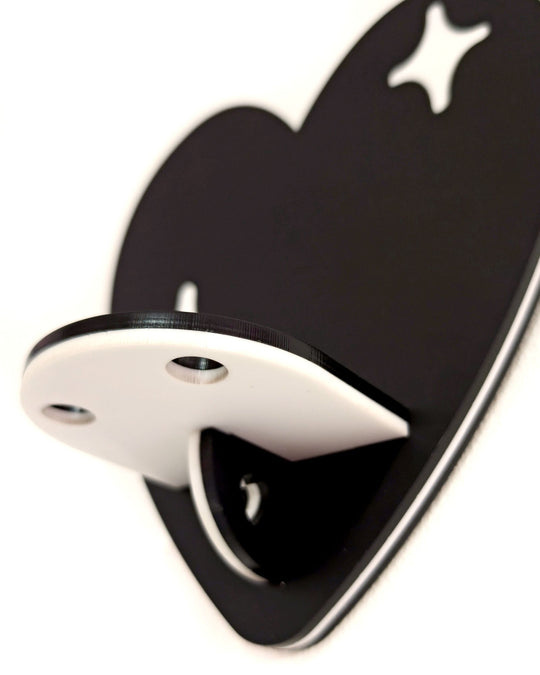 Heart Shelf (Black) - Ella Mobbs