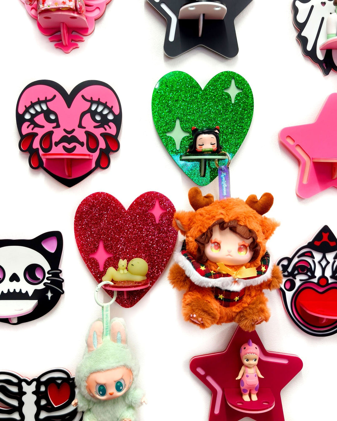 Heart Shelf (Glitter Green) - Ella Mobbs