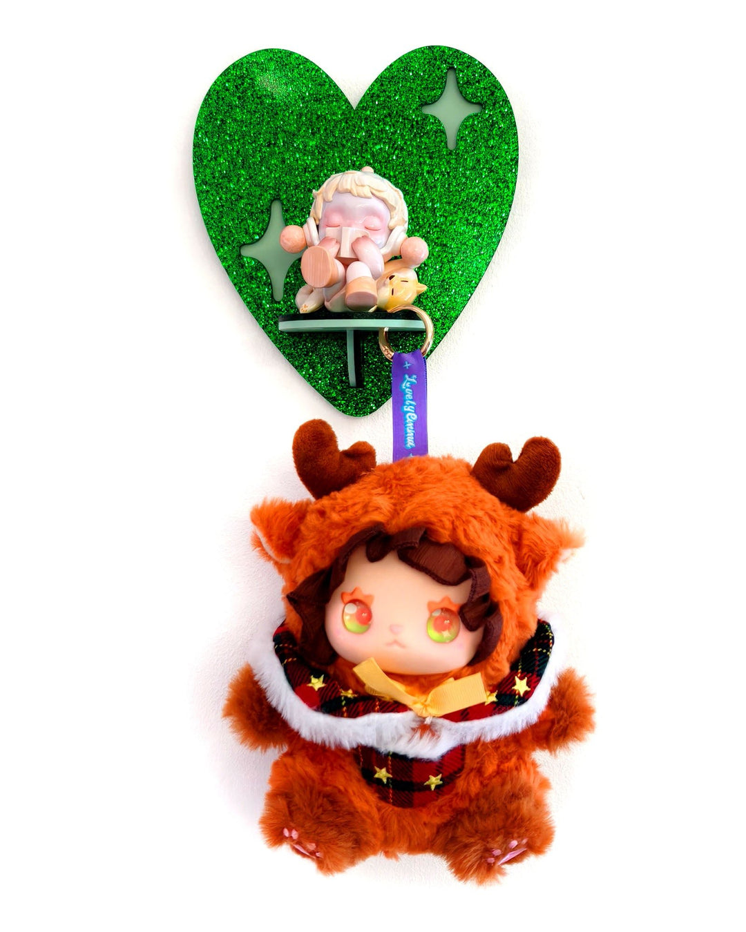 Heart Shelf (Glitter Green) - Ella Mobbs