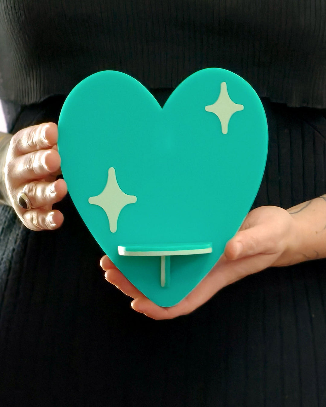 Heart Shelf (Green) - Ella Mobbs