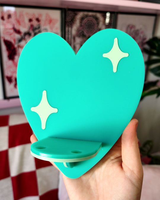 Heart Shelf (Green) - Ella Mobbs