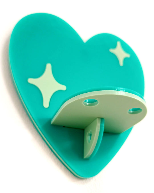 Heart Shelf (Green) - Ella Mobbs