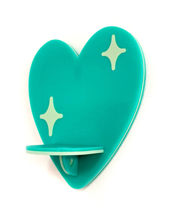 Heart Shelf (Green) - Ella Mobbs