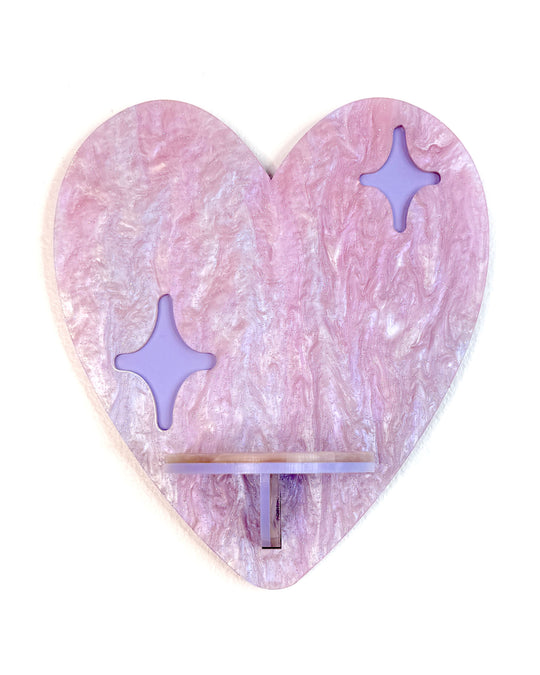 Heart Shelf (Lilac)