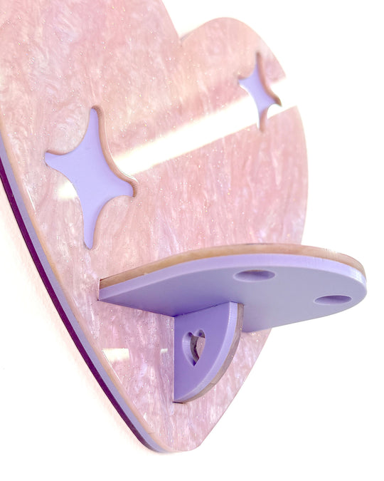 Heart Shelf (Lilac)