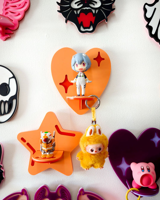 Heart Shelf (Orange) - Ella Mobbs