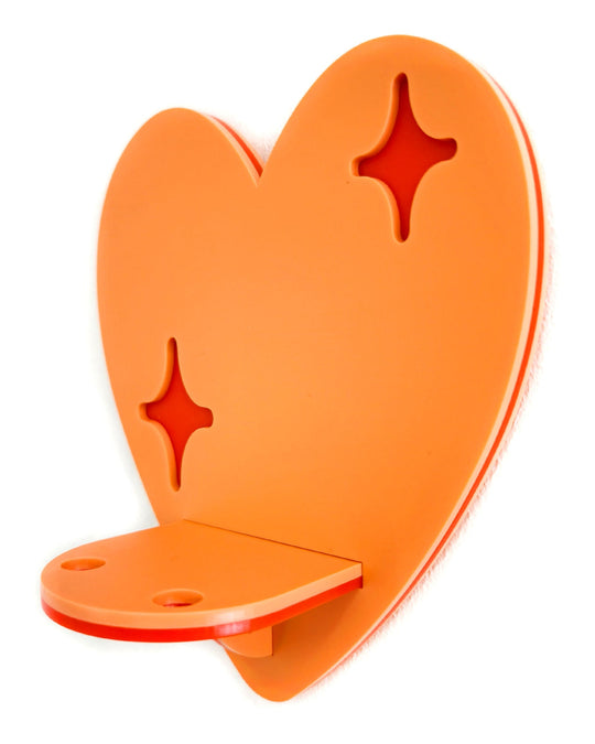 Heart Shelf (Orange) - Ella Mobbs