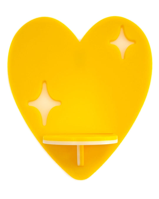 Heart Shelf (Yellow) - Ella Mobbs