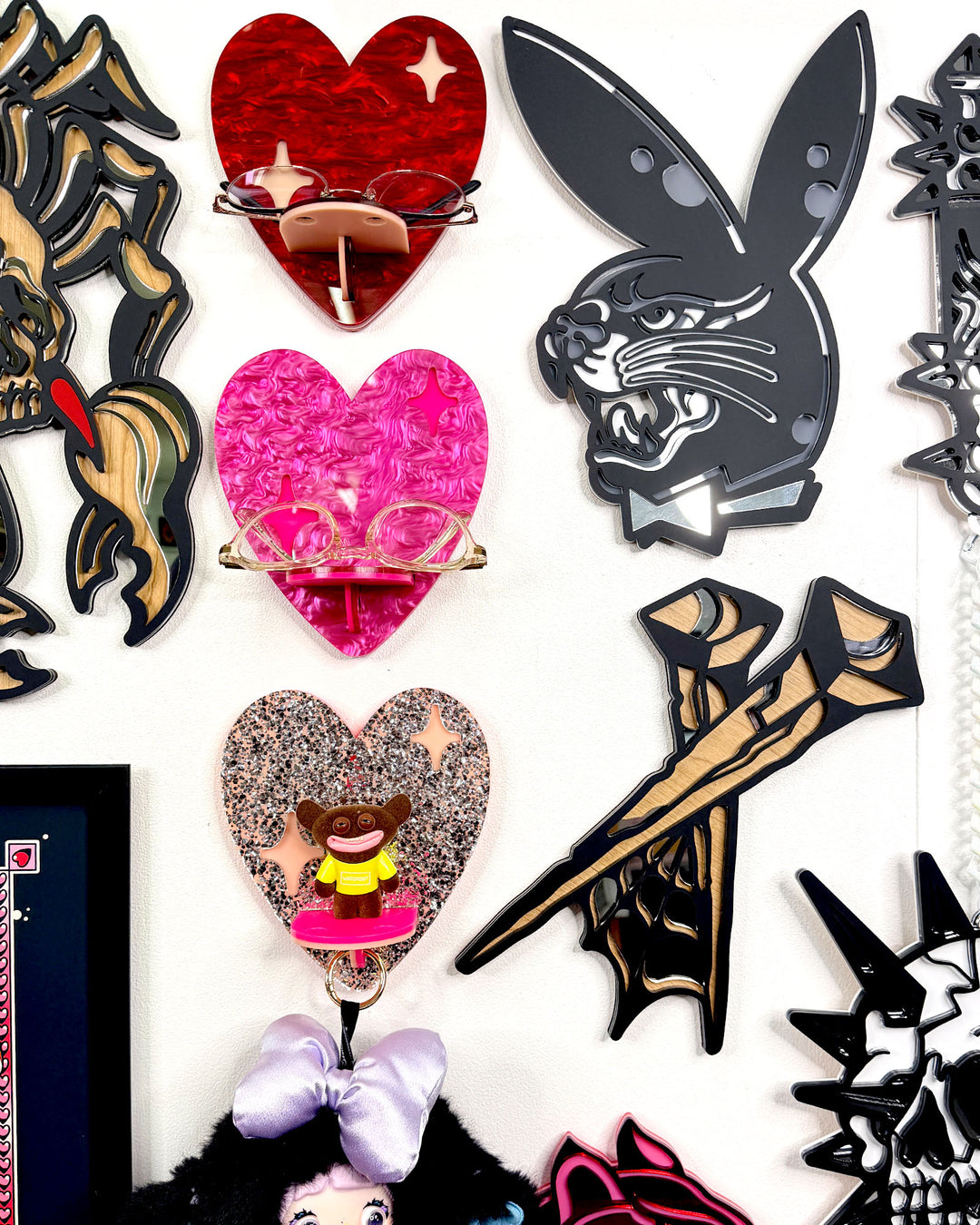 Heart Shelf (Silver Chunky)