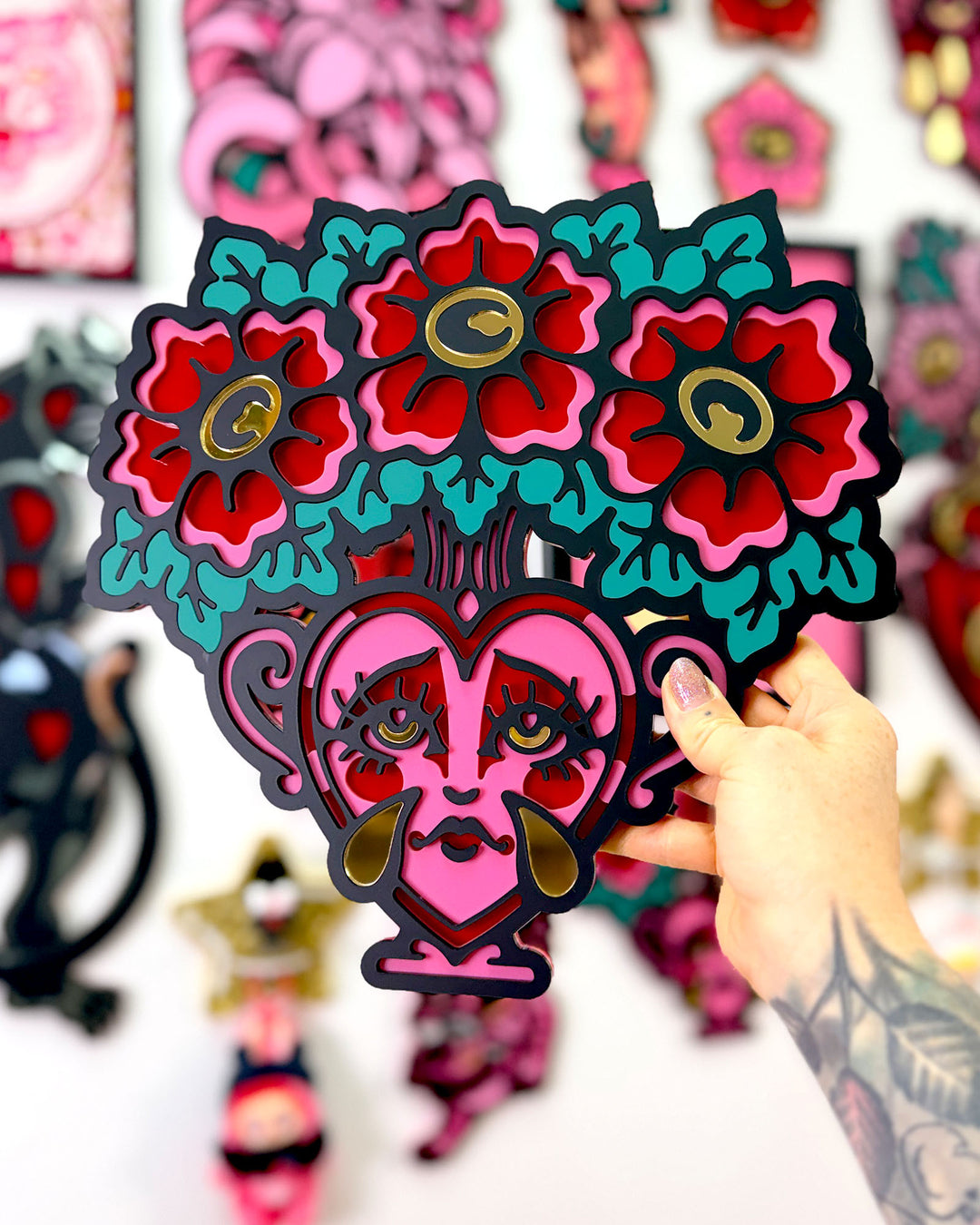 Heart Vase 30cm/11.8"