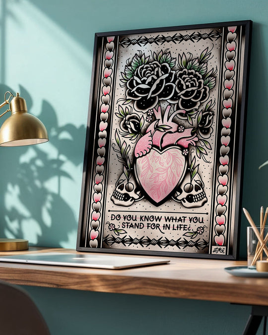 Heart Vase Print - Ella Mobbs